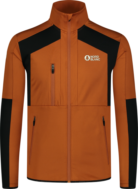 Hanorac din powerfleece maro pentru bărbați LOAM