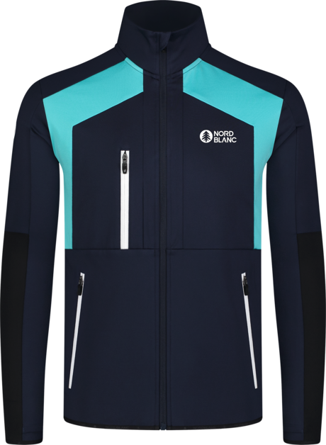 Herren Powerfleecejacke blau LOAM