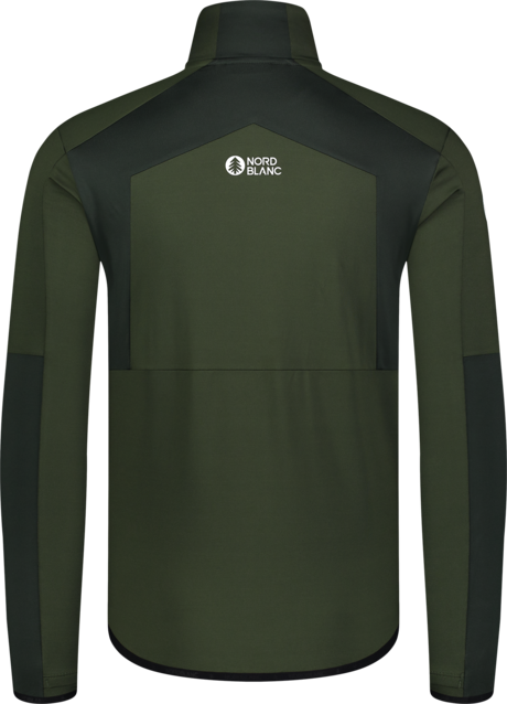 Hanorac din powerfleece verde pentru bărbați LOAM