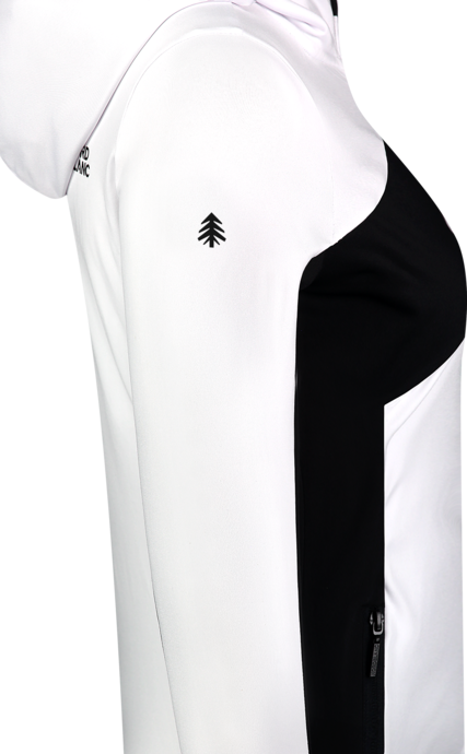Hanorac din powerfleece alb pentru femei LUCENT