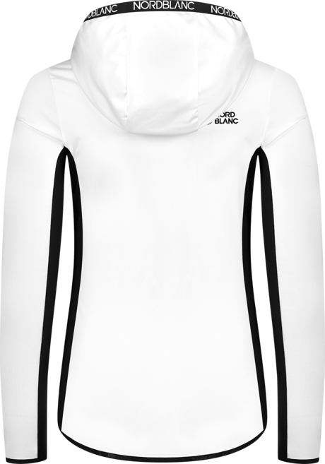 Hanorac din powerfleece alb pentru femei LUCENT