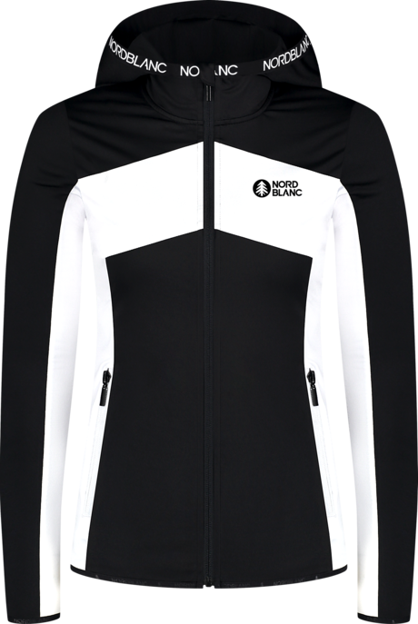 Hanorac din powerfleece negru pentru femei LUCENT