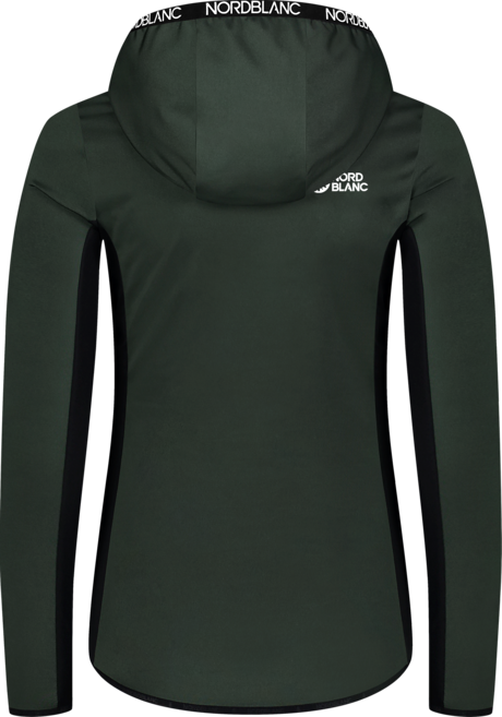 Hanorac din powerfleece verde pentru femei LUCENT