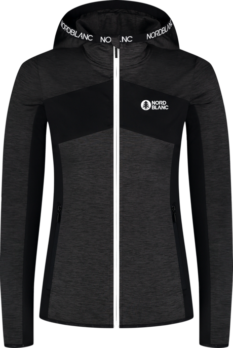 Hanorac din powerfleece gri pentru femei LUCENT