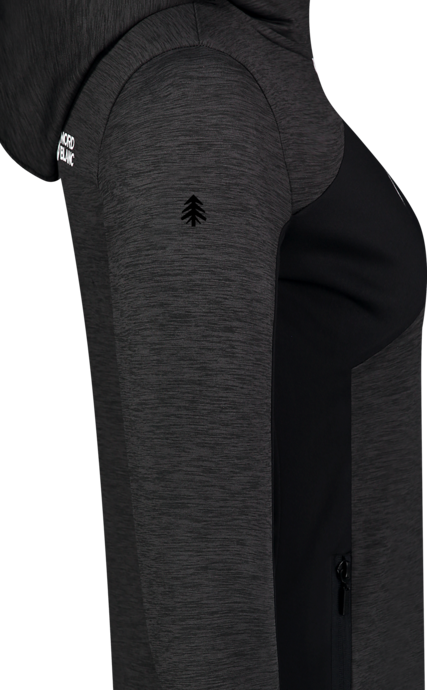 Hanorac din powerfleece gri pentru femei LUCENT