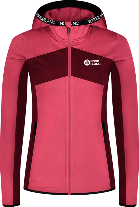 Hanorac din powerfleece roz pentru femei LUCENT