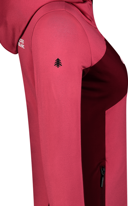 Hanorac din powerfleece roz pentru femei LUCENT