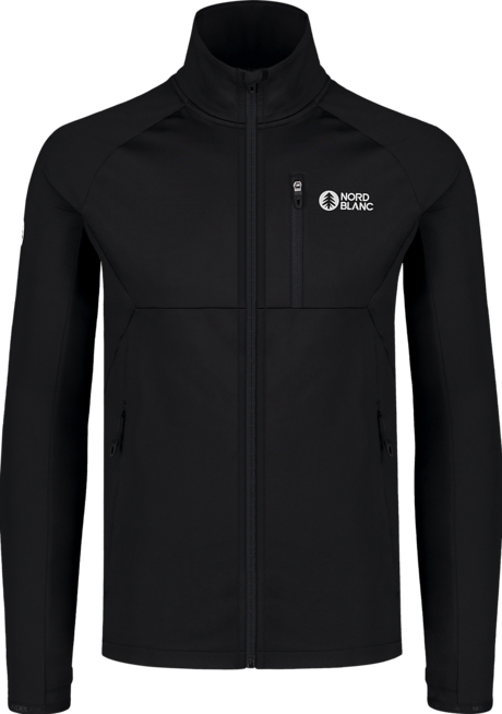 Men's black powerfleece jacket MARSH