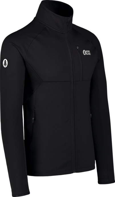 Men's black powerfleece jacket MARSH