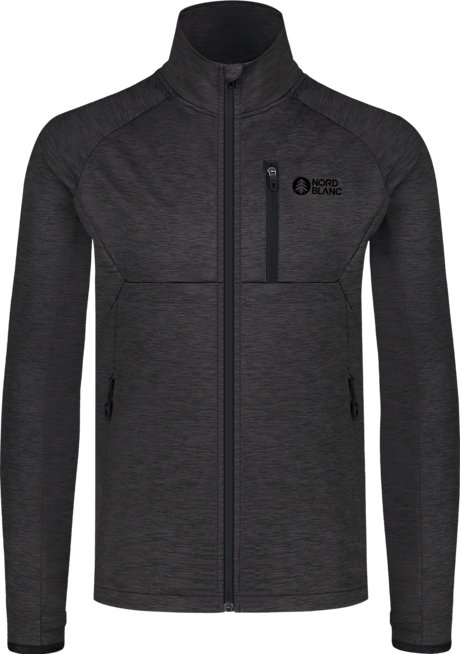 Men's grey powerfleece jacket MARSH