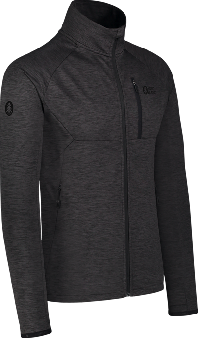Men's grey powerfleece jacket MARSH