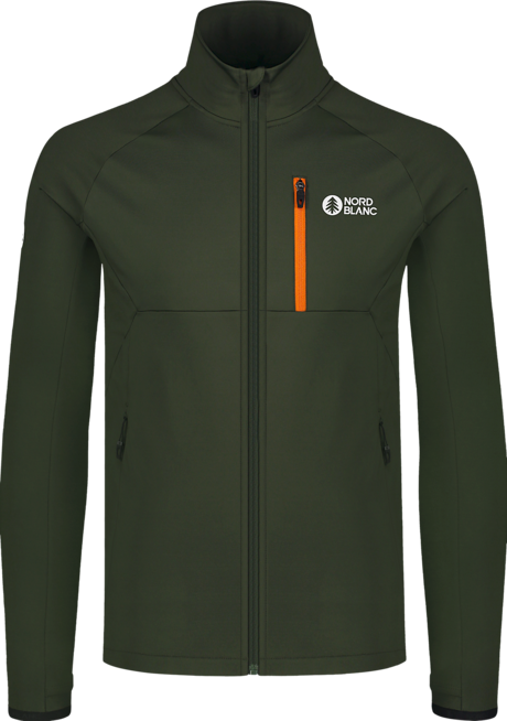 Men's green powerfleece jacket MARSH