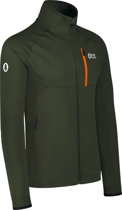 Men's green powerfleece jacket MARSH