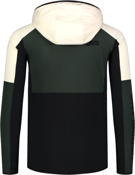 Men's green powerfleece jacket MOONGLADE