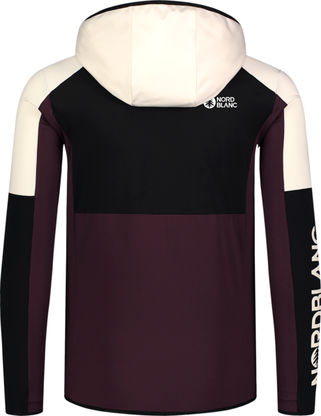 Men's violet powerfleece jacket MOONGLADE