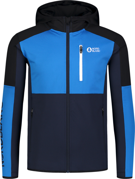 Men's blue powerfleece jacket MOONGLADE