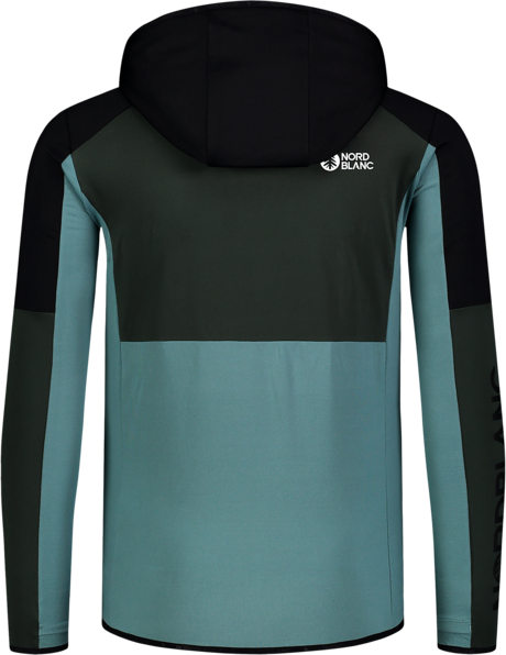 Men's green powerfleece jacket MOONGLADE