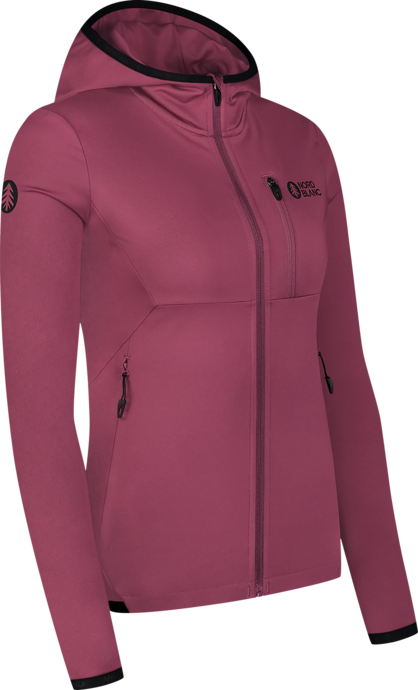 Hanorac din powerfleece mov pentru femei MIRE