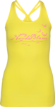 Women's yellow elastic tank top DRYFLY