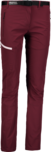 Vínové dámské outdoorové kalhoty UPSCALE