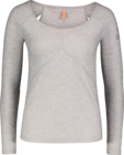 Women's grey yoga longsleeve LATTICE