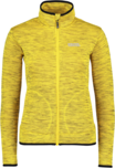 Damen Strick Fleecejacke gelb CRITICAL