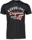 Men's black cotton t-shirt FERVOR