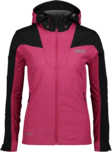 Women's pink softshell jacket with fleece jacket FUSTIAN