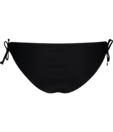 Women's black bikini bottom FRINGE