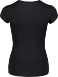 Women's black cotton t-shirt CENTRAL