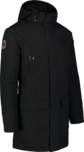 Men's black winter parka DEFENSE