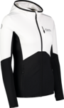 Women's white powerfleece jacket ECSTATIC