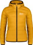 Women's yellow quilted jacket MOMENT