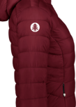 Women's wine red quilted jacket MOMENT