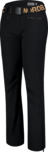 Women's black softshell ski pants MELLEABLE