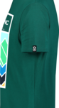 Tricou verde pentru bărbați COLOUR