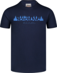 Herren Baumwolle T-Shirt blau GREENWOOD