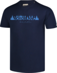 Herren Baumwolle T-Shirt blau GREENWOOD