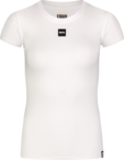 Women's white cotton t-shirt CLOSE-UP