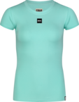 Damen Baumwolle T-Shirt blau CLOSE-UP