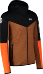 Men's brown powerfleece jacket DUEL