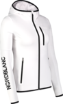 Women's white powerfleece jacket WARMNESS