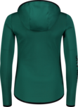 Hanorac din powerfleece verde pentru femei WARMNESS