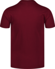 Men's wine red cotton t-shirt SHADOWING