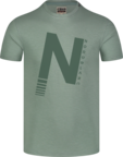 Men's green cotton t-shirt CAPITAL