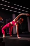 Rózsaszín női fitness leggings STANDING