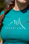 Damen Baumwolle T-Shirt grün INLET