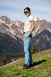 Damen Outdoorhose blau OPAL