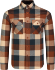 Barna férfi flaneling QUANTUM