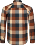 Barna férfi flaneling QUANTUM